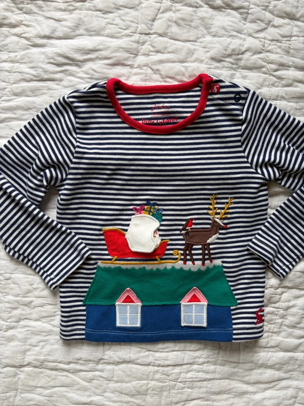 Baby Christmas Lift-a-Flap long sleeve Tee